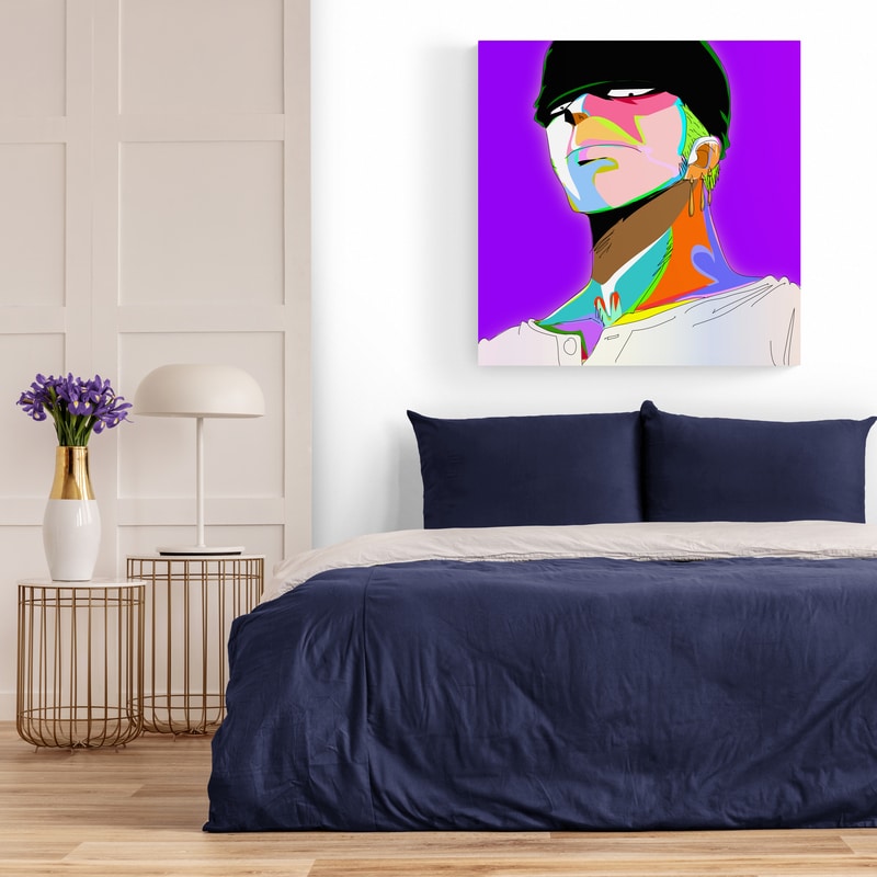 Roronoa Zoro by Technodrome1 wall art from Glam Wall Art
