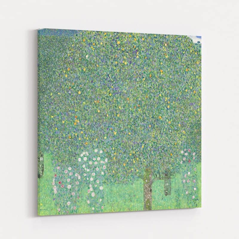 Rosebushes under the Trees by Gustav Klimt wall art