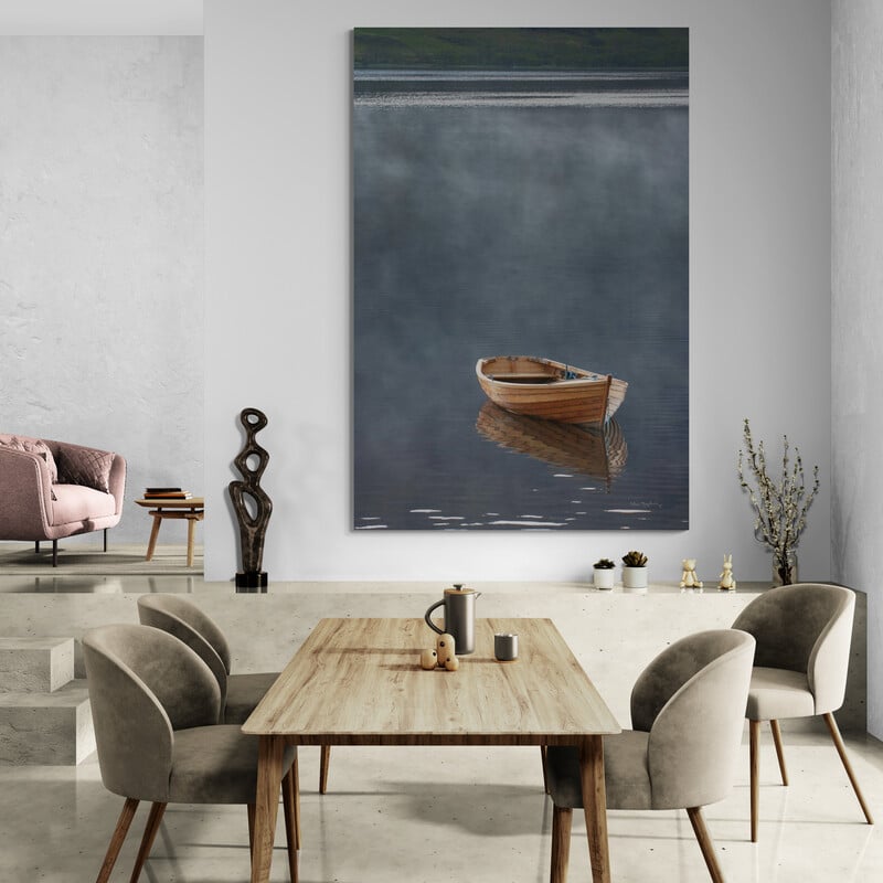 Rowboat In Ross by Alan Majchrowicz wall art from Glam Wall Art