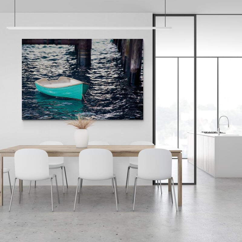 Rowboat by Elizabeth Urquhart wall art from Glam Wall Art