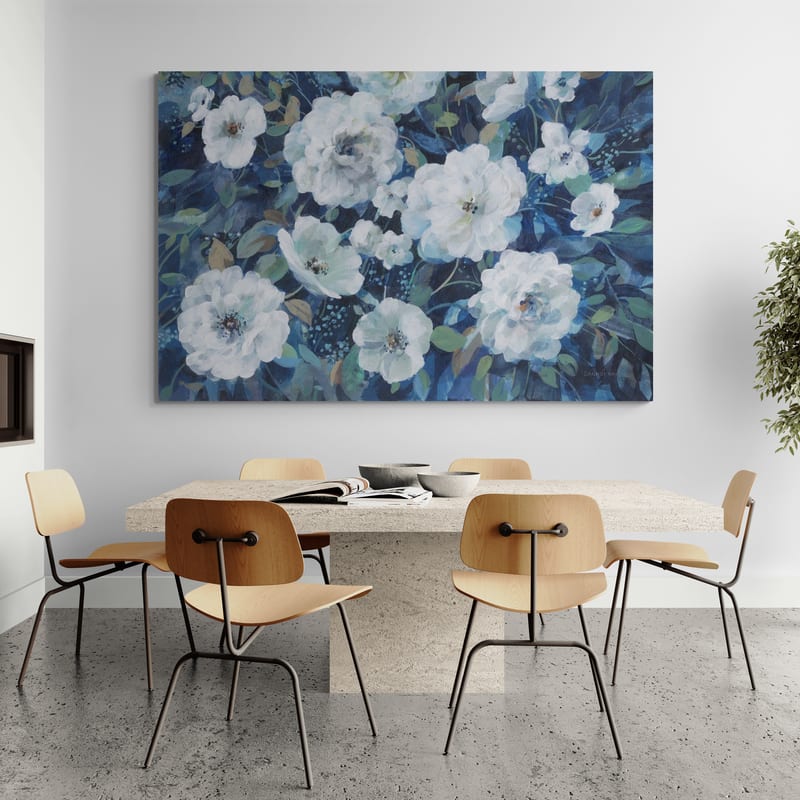 Rugosa Roses by Danhui Nai wall art from Glam Wall Art