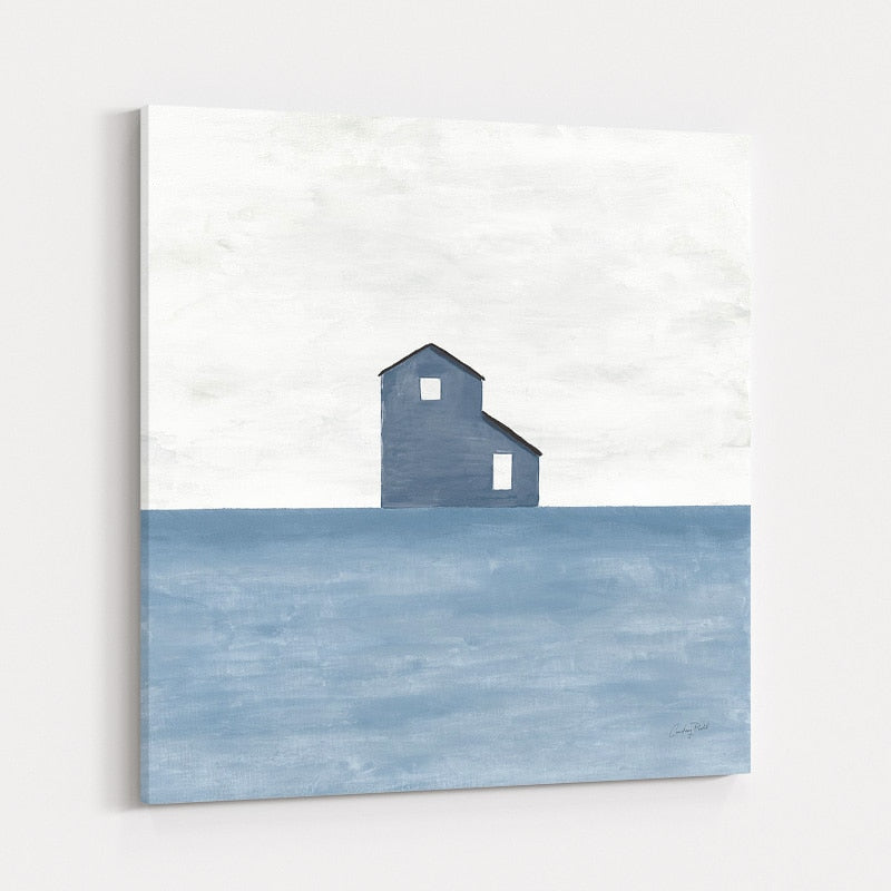 Rural Simplicity I Blue by Courtney Prahl wall art