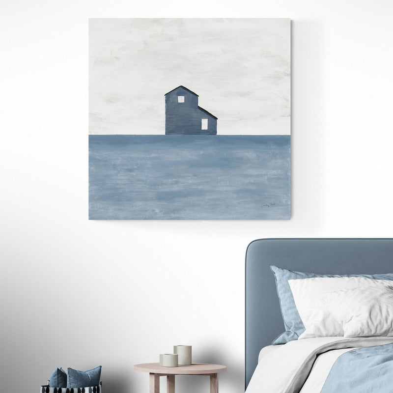 Rural Simplicity I Blue by Courtney Prahl wall art from Glam Wall Art