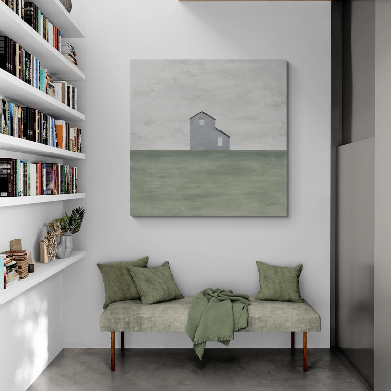 Rural Simplicity I by Courtney Prahl wall art in a living room