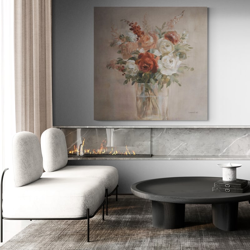 Russet Bouquet by Danhui Nai wall art from Glam Wall Art