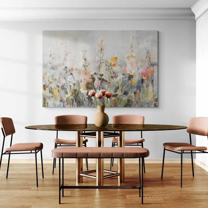 Rustic Garden Peach by Danhui Nai wall art from Glam Wall Art