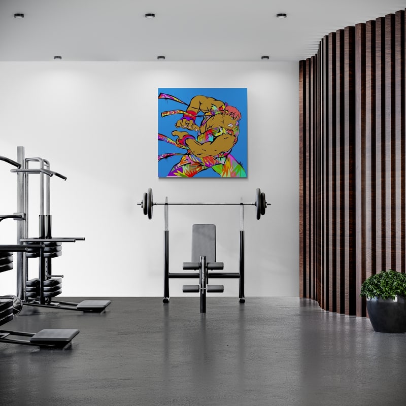Ryu by Technodrome1 wall art from Glam Wall Art