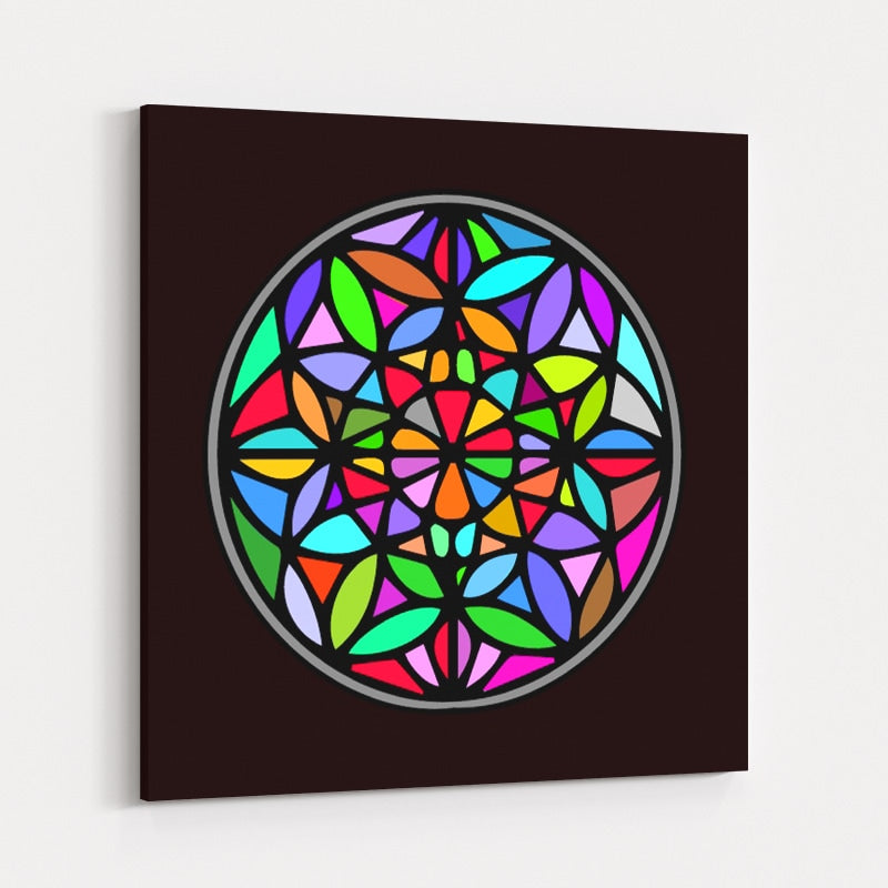 Sacred Geometry by Technodrome1 wall art