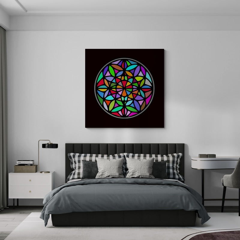 Sacred Geometry by Technodrome1 wall art from Glam Wall Art