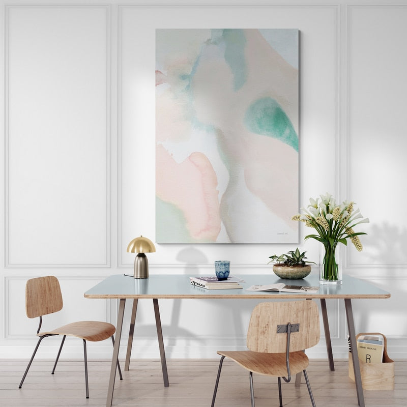 Sage And Pink Abstract II by Danhui Nai wall art from Glam Wall Art