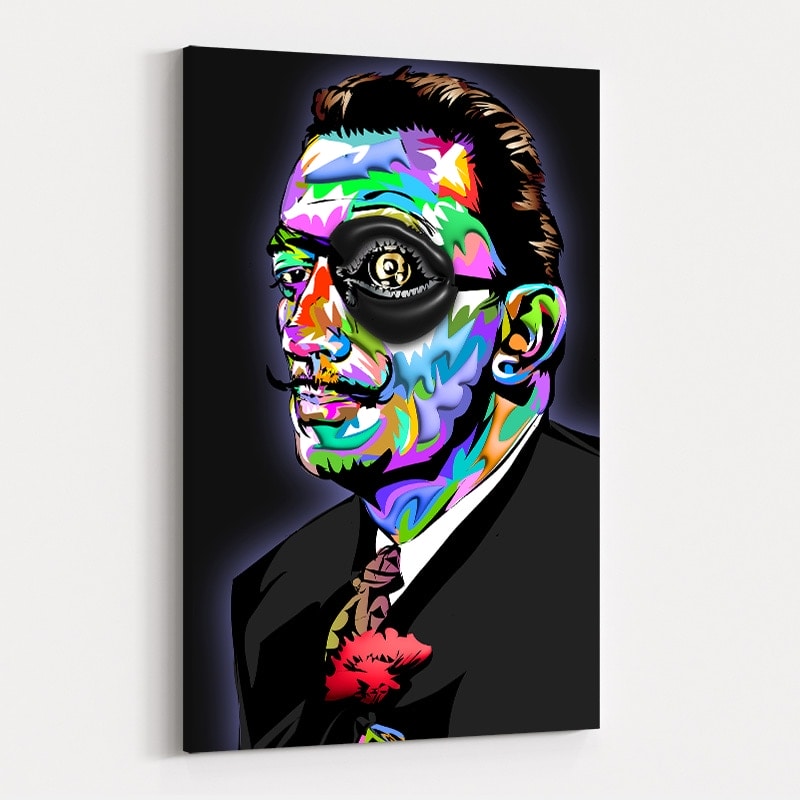Salvador Dali 2024 by Technodrome1 wall art