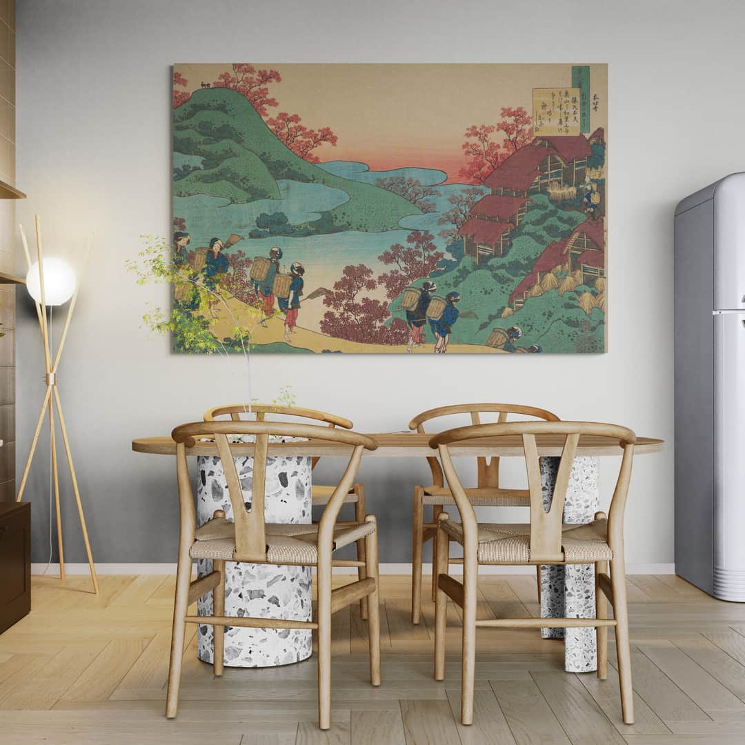 Sarumaru Dayu by Katsushika Hokusai wall art from Glam Wall Art
