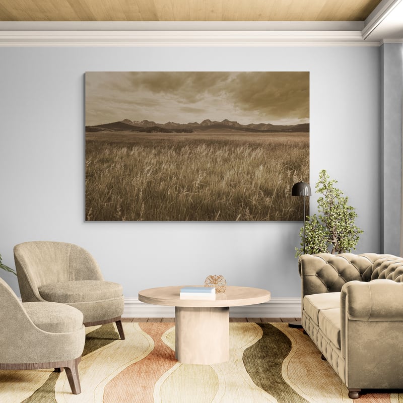 Sawtooth Mountains Idaho Ii Dark by Alan Majchrowicz wall art from Glam Wall Art