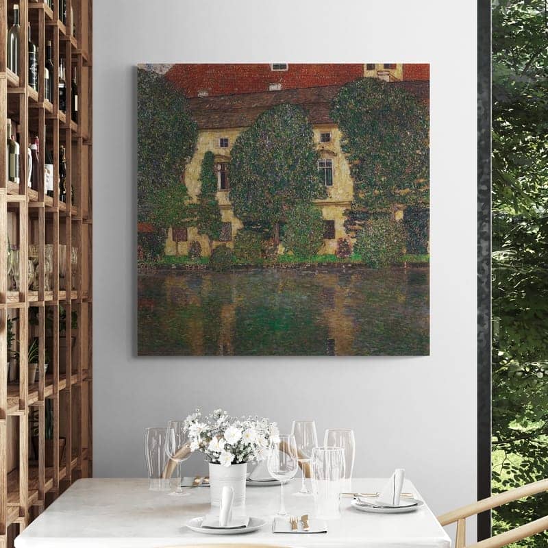 Schloss Kammer on the Attersee III by Gustav Klimt wall art from Glam Wall Art