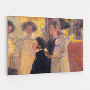 Schubert At The Piano Sketch by Gustav Klimt wall art