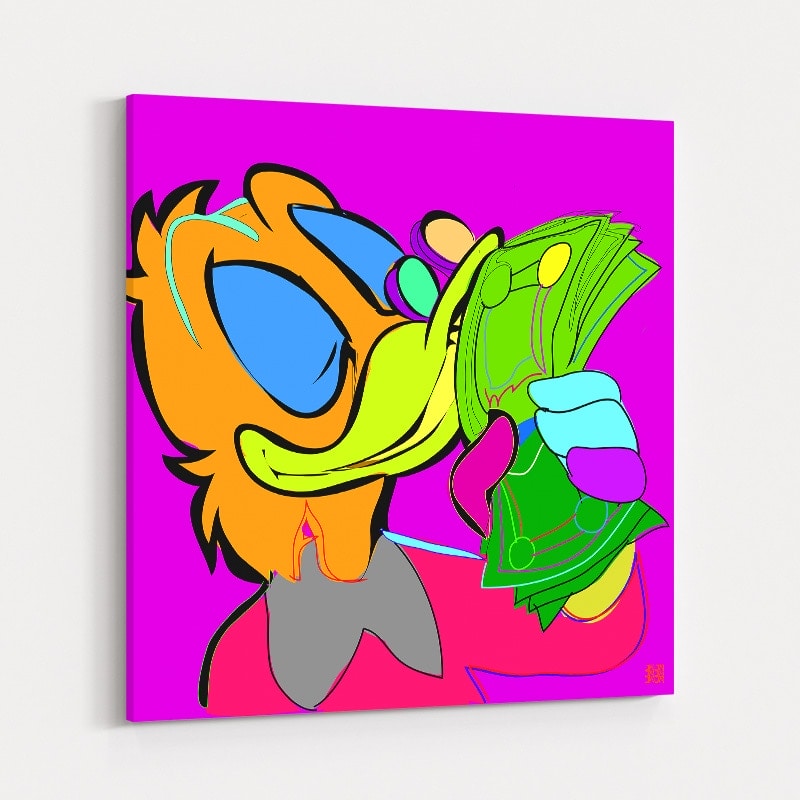Scrooge by Technodrome1 wall art