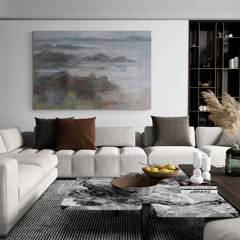 Sea Fog by Danhui Nai wall art in a living room