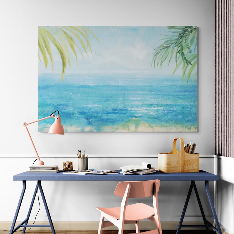Sea Sparkle I Tropical by Danhui Nai wall art from Glam Wall Art