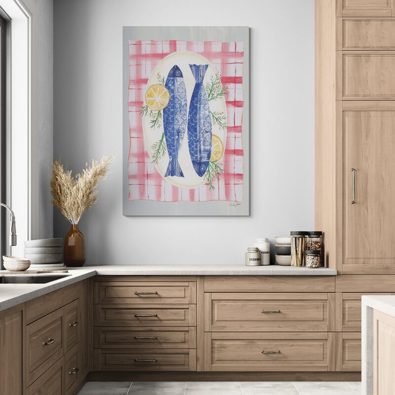 Seafood Platter II by Courtney Prahl wall art from Glam Wall Art