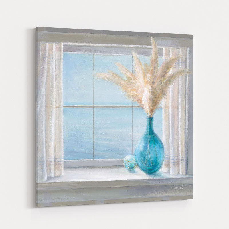 Seaside Cottage View by Danhui Nai wall art