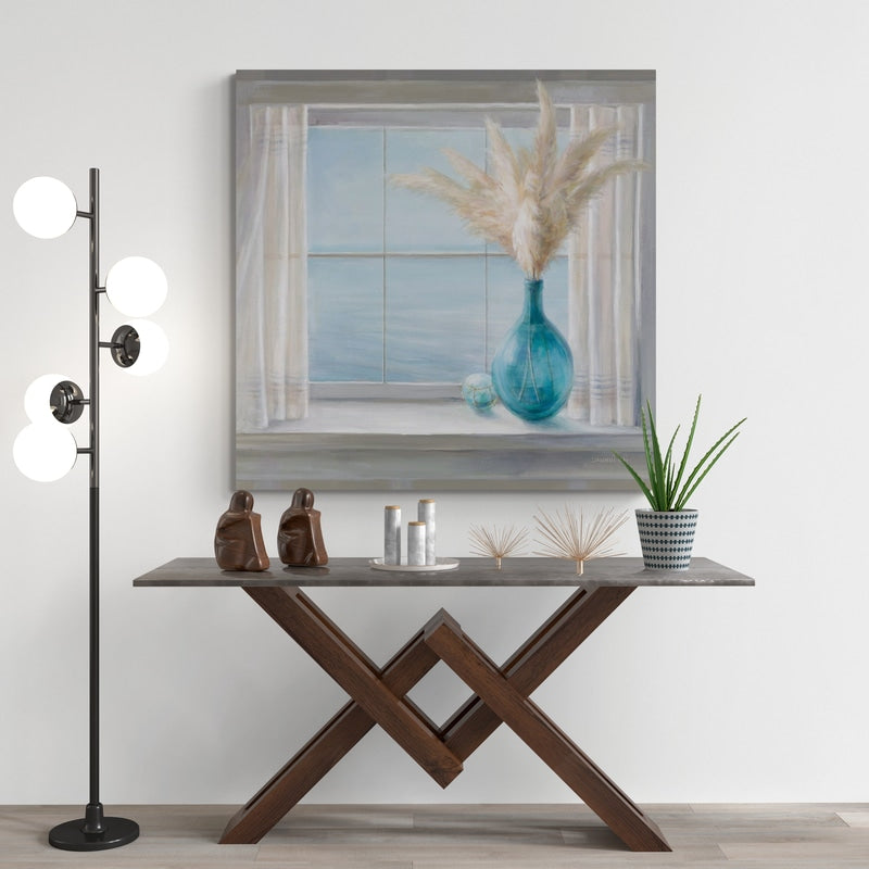 Seaside Cottage View by Danhui Nai wall art from Glam Wall Art