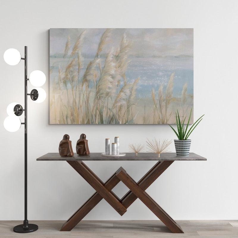 Seaside Pampas Grass by Danhui Nai wall art from Glam Wall Art