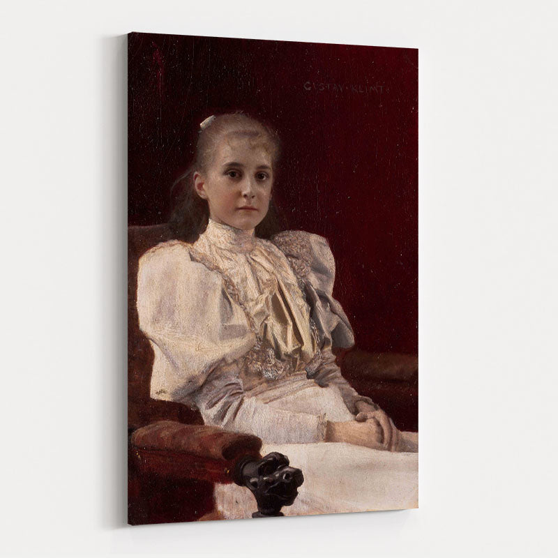Seated Young Girl by Gustav Klimt wall art
