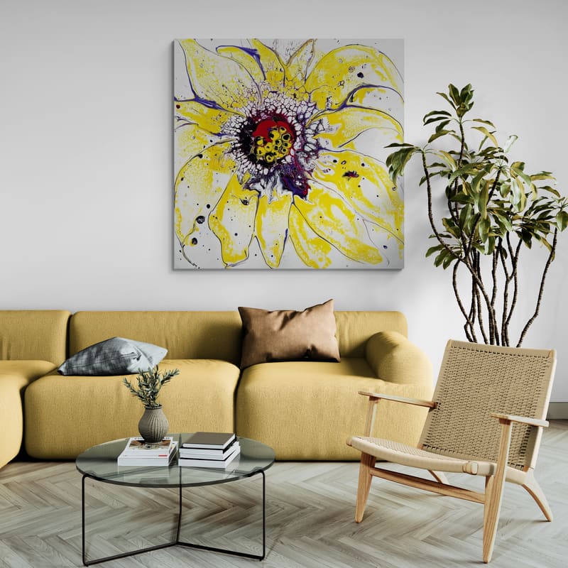 Secrets of Life by Marina Strijakova wall art in a living room