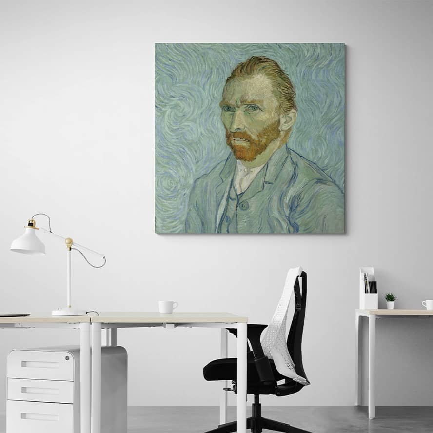 Self-Portrait 1889 II by Vincent Van Gogh wall art from Glam Wall Art