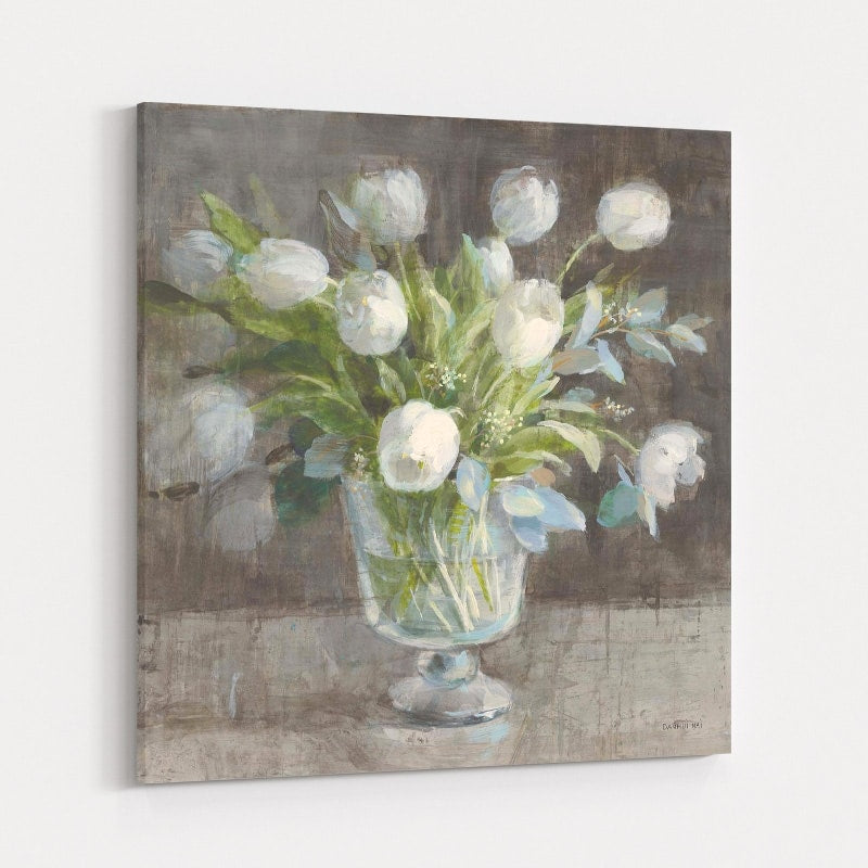 Serene Tulips by Danhui Nai wall art