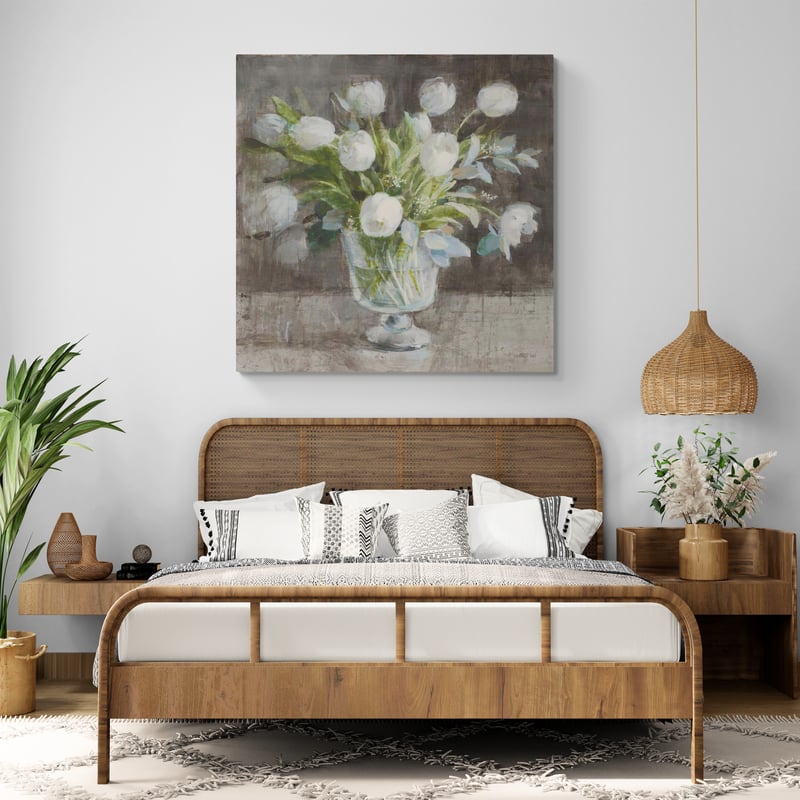 Serene Tulips by Danhui Nai wall art from Glam Wall Art