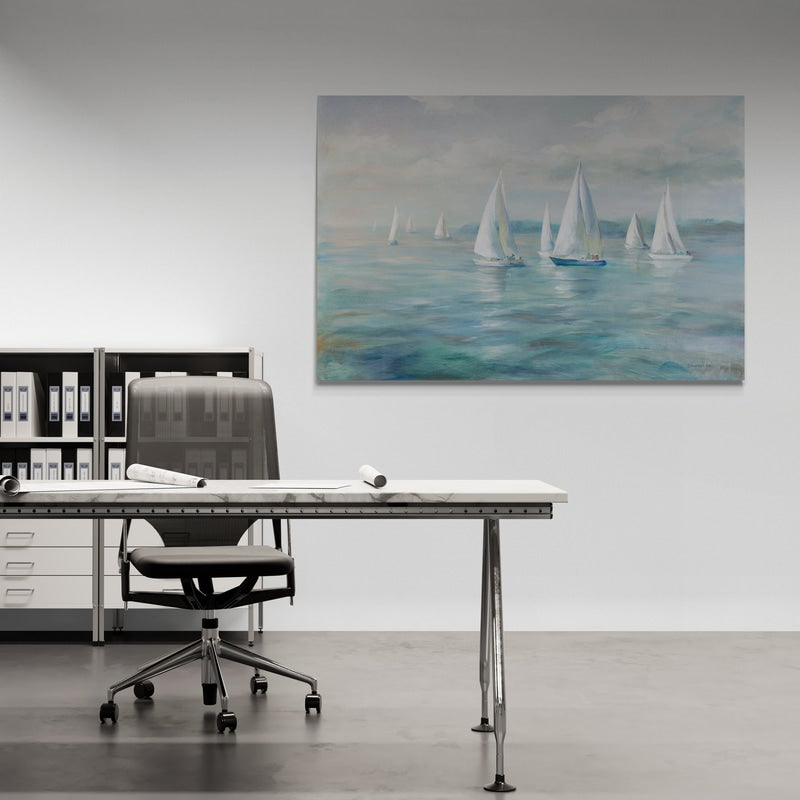 Setting Sail by Danhui Nai wall art in a office