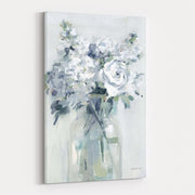 Shades Of White Bouquet Neutral by Danhui Nai wall art