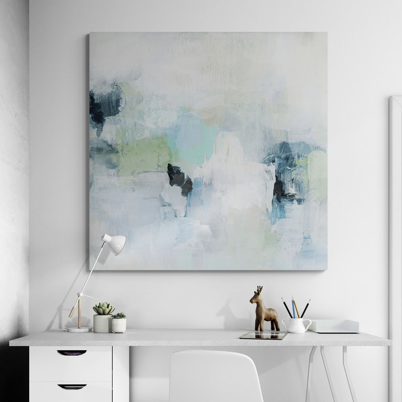 Shifting 1 by Nina Blue wall art from Glam Wall Art