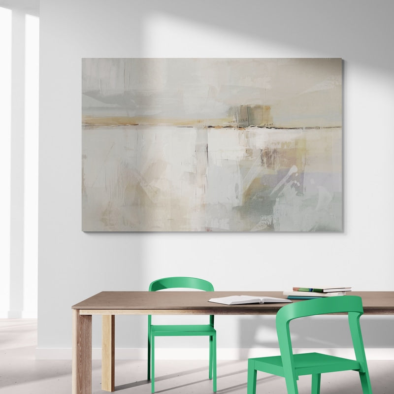 Shimmering Meadow 1 by Jetty Home wall art in a dining room