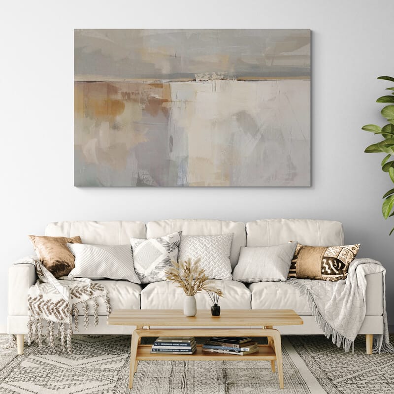 Shimmering Meadow 2 by Jetty Home wall art in a living room