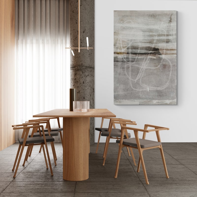 Simple Silence 1 by Nina Blue wall art from Glam Wall Art