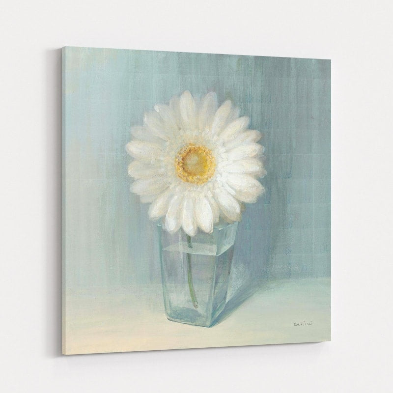Single White Daisy by Danhui Nai wall art