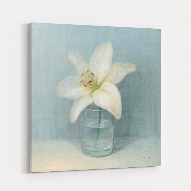 Single White Lily by Danhui Nai wall art