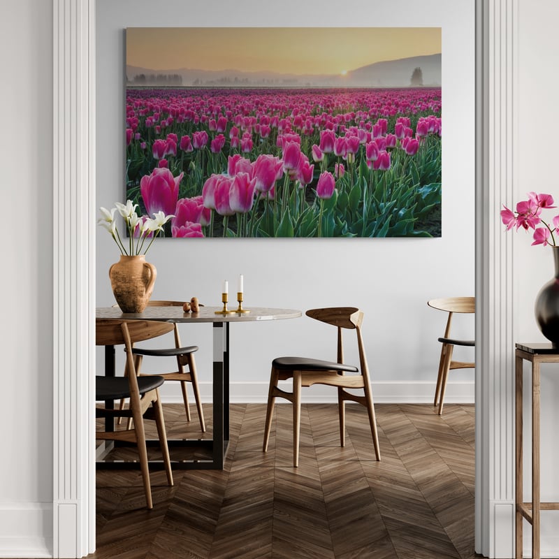 Skagit Valley Tulips I by Alan Majchrowicz wall art from Glam Wall Art