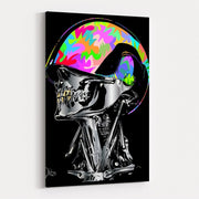 Skull Helmet by Technodrome1 wall art
