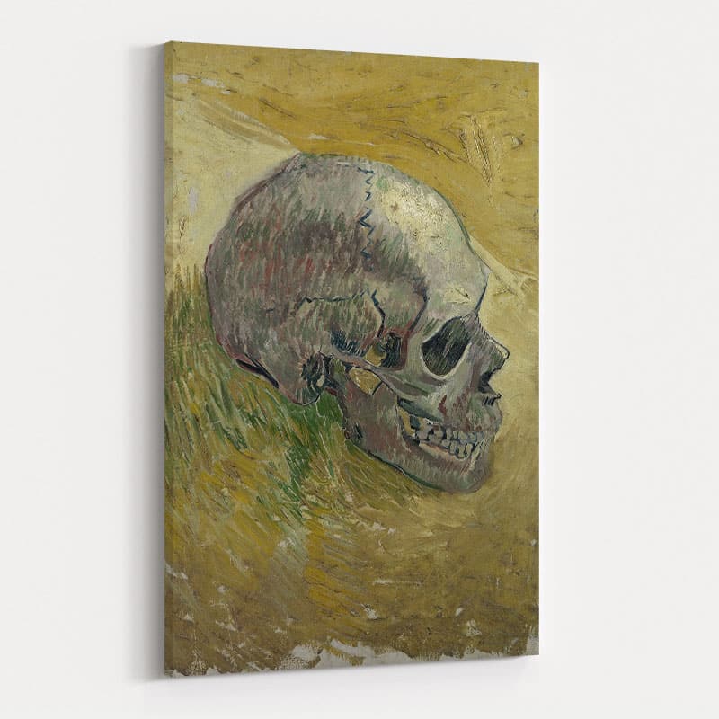 Skull 2 1887 by Vincent Van Gogh wall art