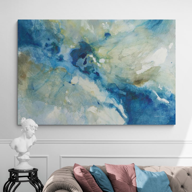 Slipstream by Danhui Nai wall art in a living room
