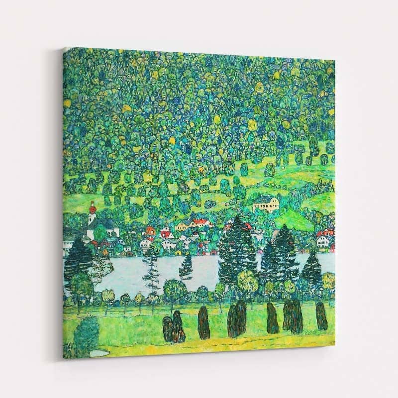 Slope in a Forest on Attersee Lake by Gustav Klimt wall art