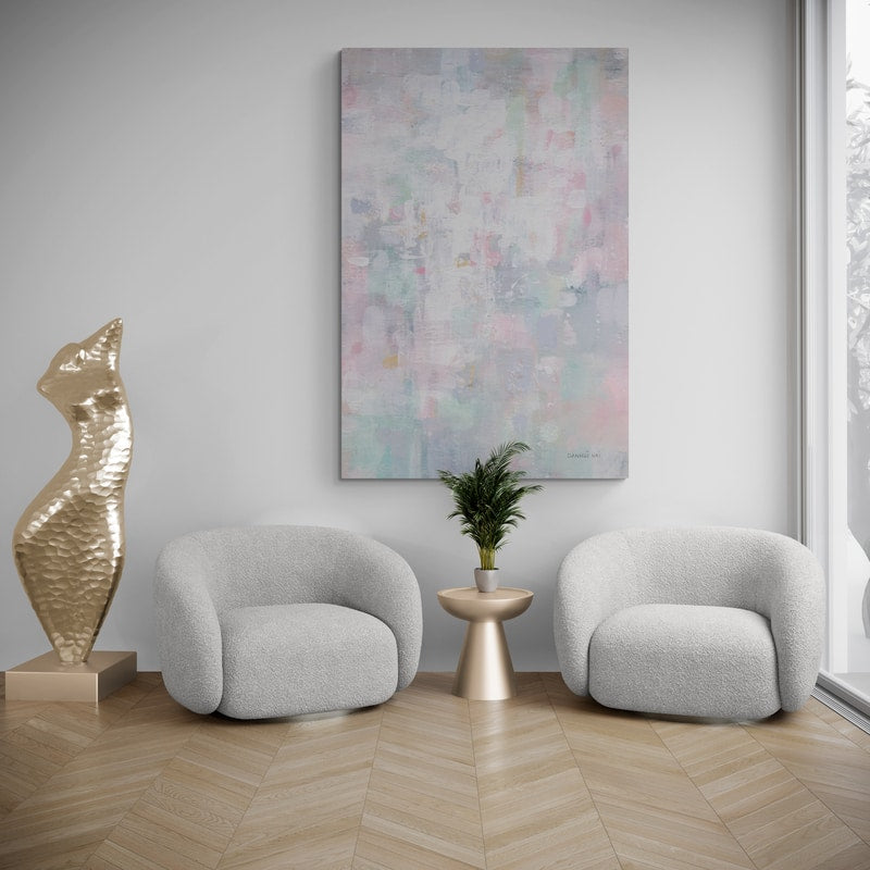 Soft Serenade by Danhui Nai wall art in a living room
