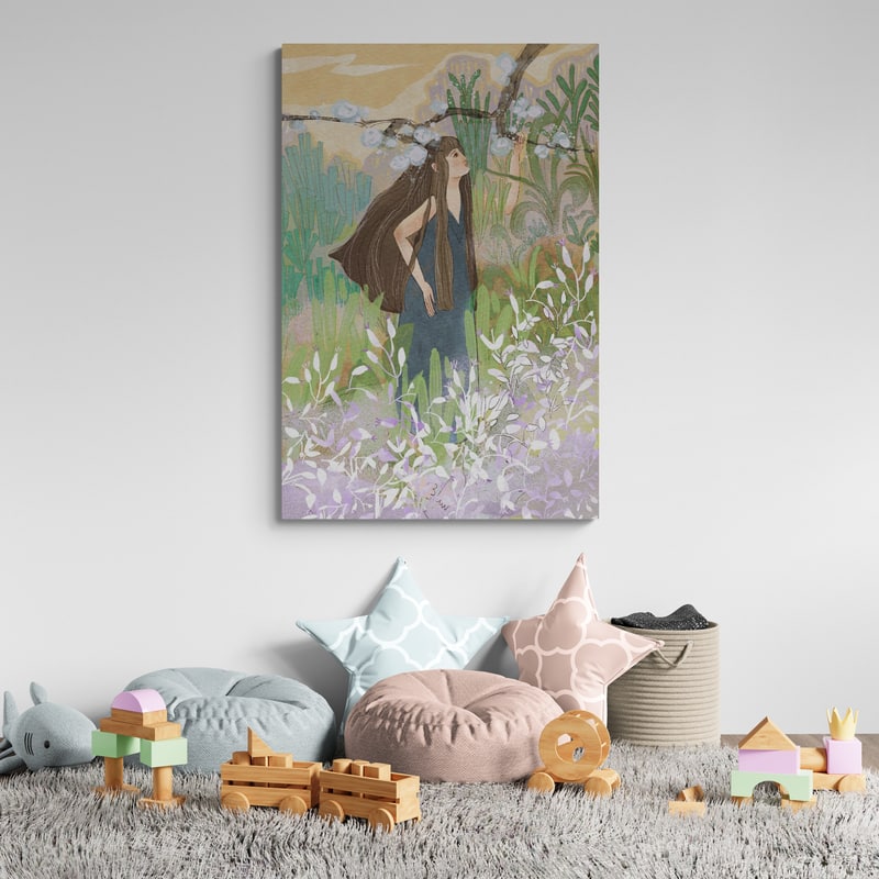 Song of Spring by Lisha Sun wall art from Glam Wall Art
