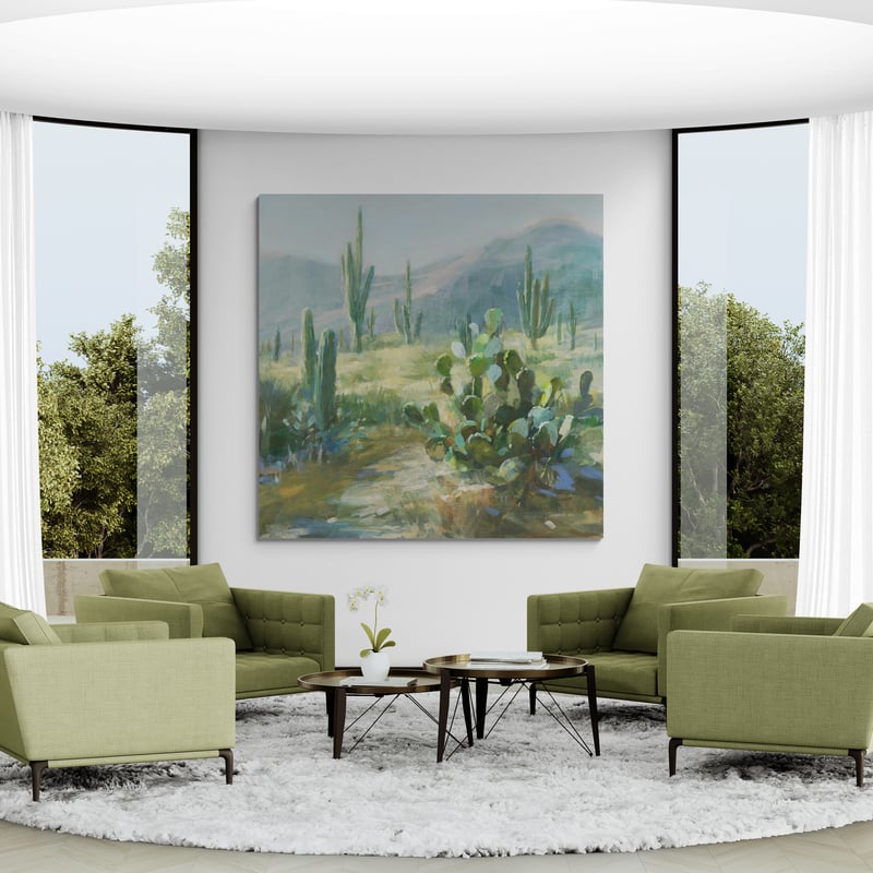 Sonoran Moment by Danhui Nai wall art in a living room