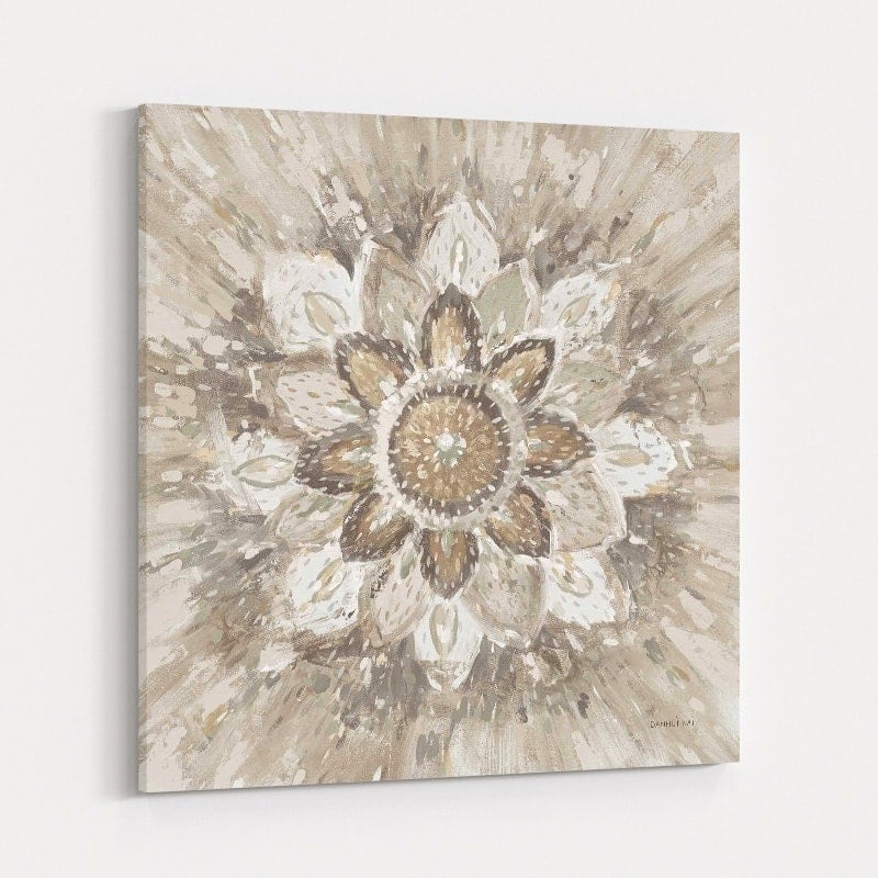 Spice Mandala Neutral by Danhui Nai wall art