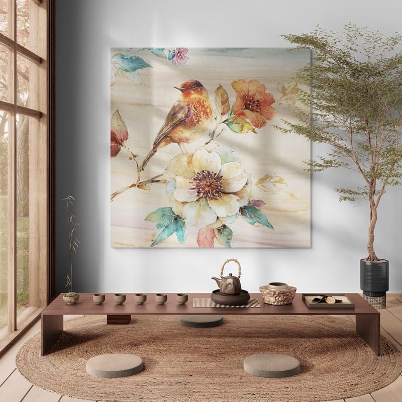 Spiced Nature II by Lisa Audit wall art in a living room