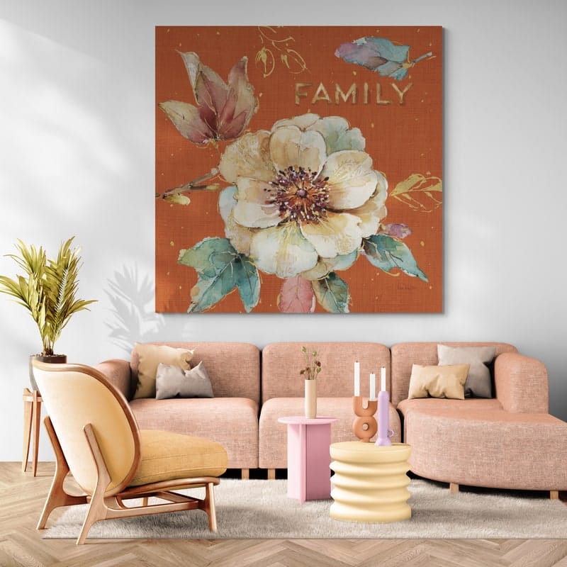 Spiced Nature XVII Spice by Lisa Audit wall art in a living room